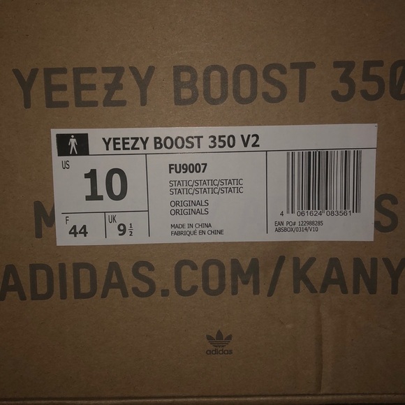 Yeezy Boost 350 V2 “Static Black” - Picture 7 of 8